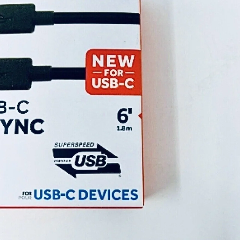 USB-C to USB-C Charge & Sync Cable Griffin